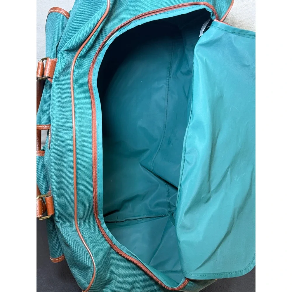 Ralph Lauren Duffle Bag Bundle Green Vintage Canvas Fragrance Travel Messenger